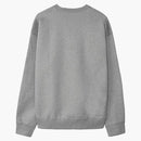 Nike Solo Swoosh Fleece Crewneck Dark Grey Heather/white