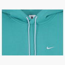 Nike Solo Swoosh Fleece Hoodie Washed Teal/wit