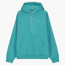 Nike Solo Swoosh Fleece Hoodie Washed Teal/wit