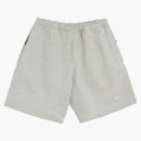 Nike Solo Swoosh Fleece Shorts Dark Grey Heather/white