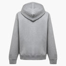 Nike Solo Swoosh Full Zip Hoodie Dark Grey Heather/white