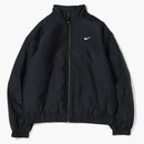 Nike Solo Swoosh Satin Bomber Jacket (asia Sizing) Black Kumquat
