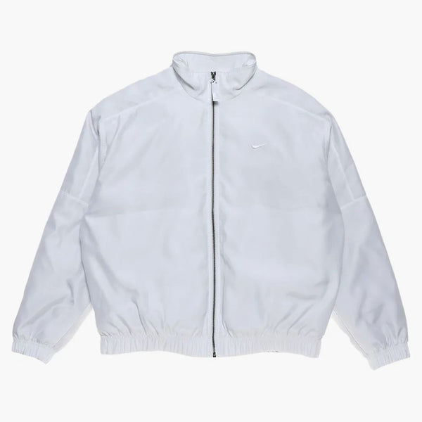 Nike Solo Swoosh Satin Bomber Jacket (asia Sizing) Summit White