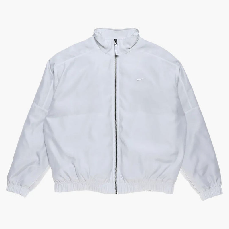 Nike Solo Swoosh Satin Bomber Jacket (asia Sizing) Summit White