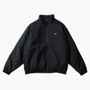 Nike Solo Swoosh Satin Bomber Jacket Black/doll/white
