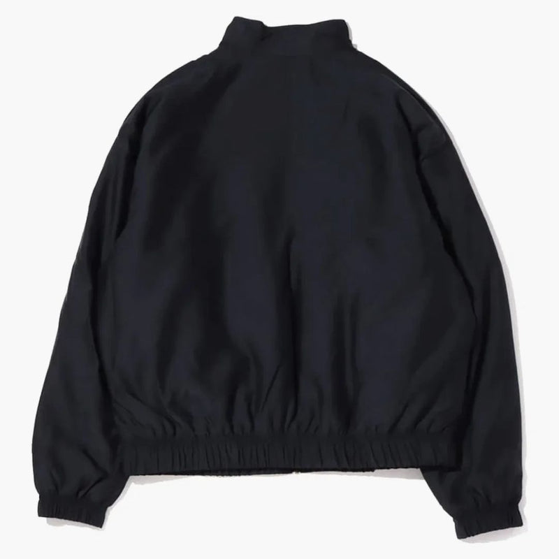 Nike Solo Swoosh Satin Bomber Jacket Black Kumquat