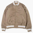 Nike Sportswear Authentics Dugout Jacket (asia Sizing) Khaki/white