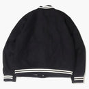 Nike Sportswear Authentics Varsity Jacket (asia Sizing) Black/white