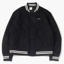 Nike Sportswear Authentics Varsity Jacket (asia Sizing) Black/white