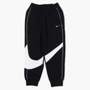 Nike Sportswear Big Swoosh Fleece Pants (asia Sizing) Black/white