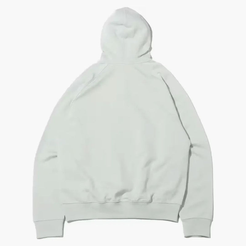 Nike Sportswear Big Swoosh Half Zip Hoodie (asia Sizing) Light Silver/white