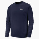 Nike Sportswear Club Fleece Crewneck Midnight Navy/white