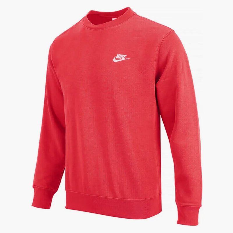 Nike Sportswear Club Fleece Crewneck University Red/white