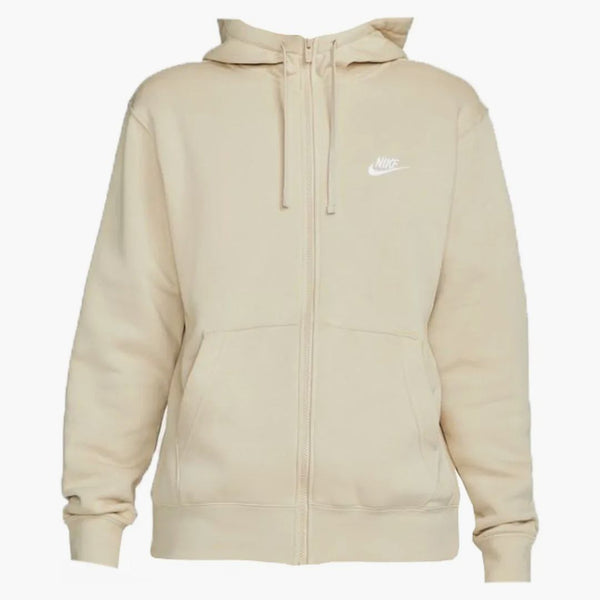 Nike Sportswear Club Fleece Full-zip Hoodie Rattan/rattan/white