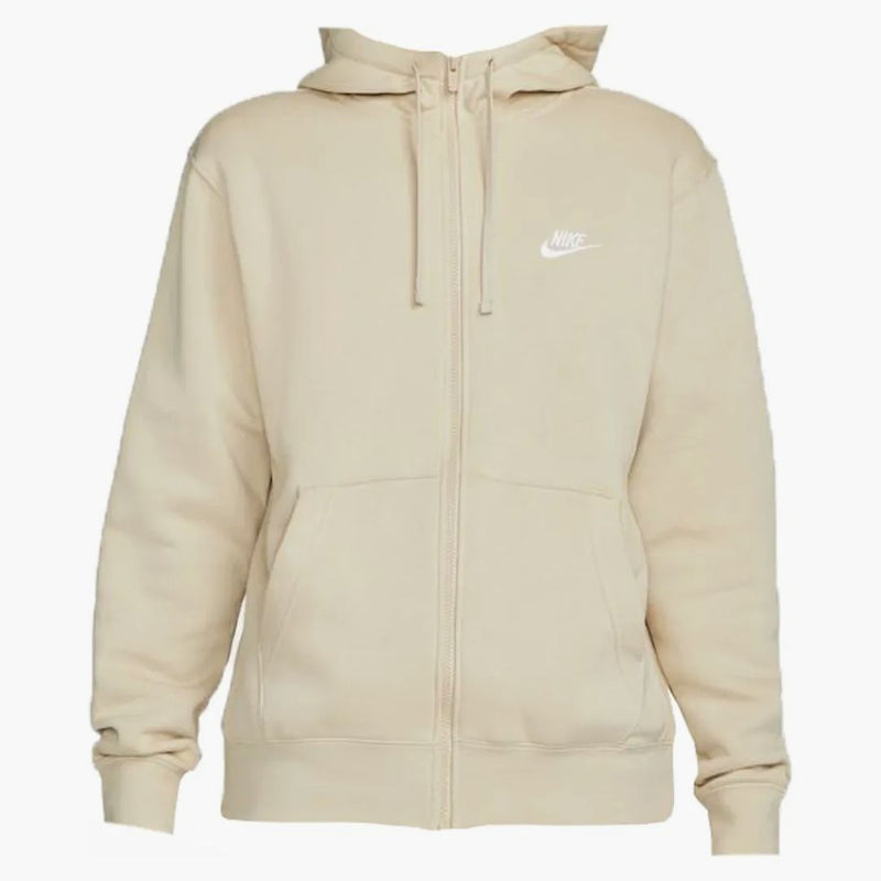 Nike Sportswear Club Fleece Full-zip Hoodie Rattan/rattan/white