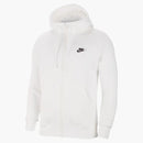 Nike Sportswear Club Fleece Full-zip Hoodie White/white/black