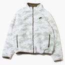 Nike Sportswear Club Fleece Plus Reversible Winterized Top Jacket Medium Olive/black