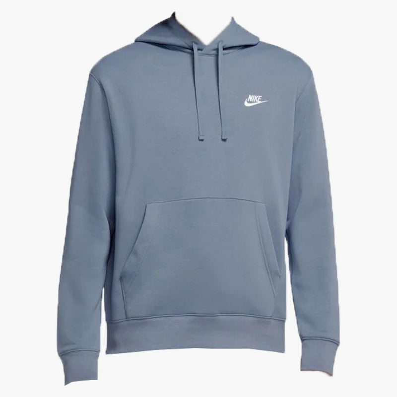 Nike Sportswear Club Fleece Pullover Hoodie Ashen Slate/ashen Slate/white