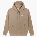 Nike Sportswear Club Fleece Pullover Hoodie Brown/white