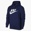 Nike Sportswear Club Fleece Pullover Hoodie Midnight Navy/midnight Navy/white