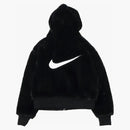 Nike Sportswear Essentials Faux Fur Jacket Black/white