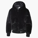 Nike Sportswear Essentials Faux Fur Jacket Black/white
