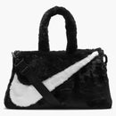 Nike Sportswear Faux Fur 10l Tote Bag Black