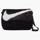Nike Sportswear Futura 365 Faux Fur Crossbody Bag (1l) Black/black/white