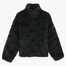 Nike Sportswear Kids Faux Fur Jacket Dark Smoke Grey/black