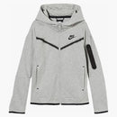 Nike Sportswear Kids' Tech Fleece Full-zip Hoodie Dark Grey Heather/black