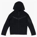 Nike Sportswear Kids' Tech Fleece Full-zip Hoodie (plus Size) Black/black