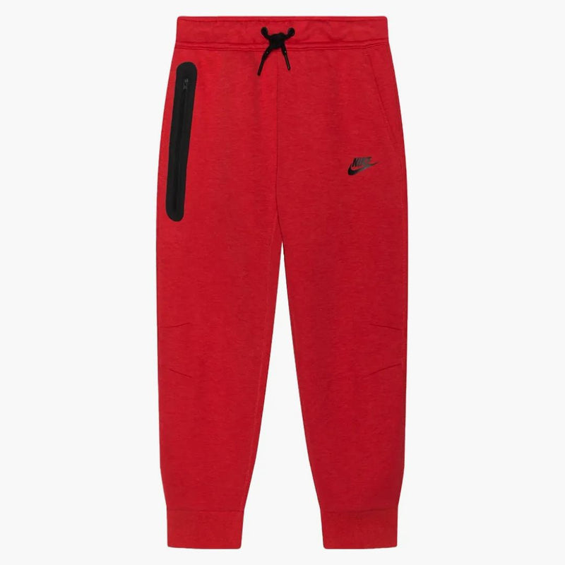 Nike Sportswear Kids' Tech Fleece Joggers Light University Red Heather/black/black