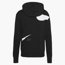 Nike Sportswear Semi-brushed Swoosh Hoodie Black/white