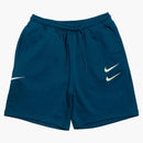 Nike Sportswear Swoosh Logo Shorts Blue Force/barely Volt