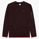 Nike Sportswear Tech Fleece Crew Brown Basalt/black