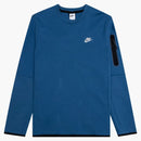 Nike Sportswear Tech Fleece Crew Sweatshirt Dark Marina Blue