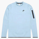 Nike Sportswear Tech Fleece Crewneck Hoodie Celestine Blue/white