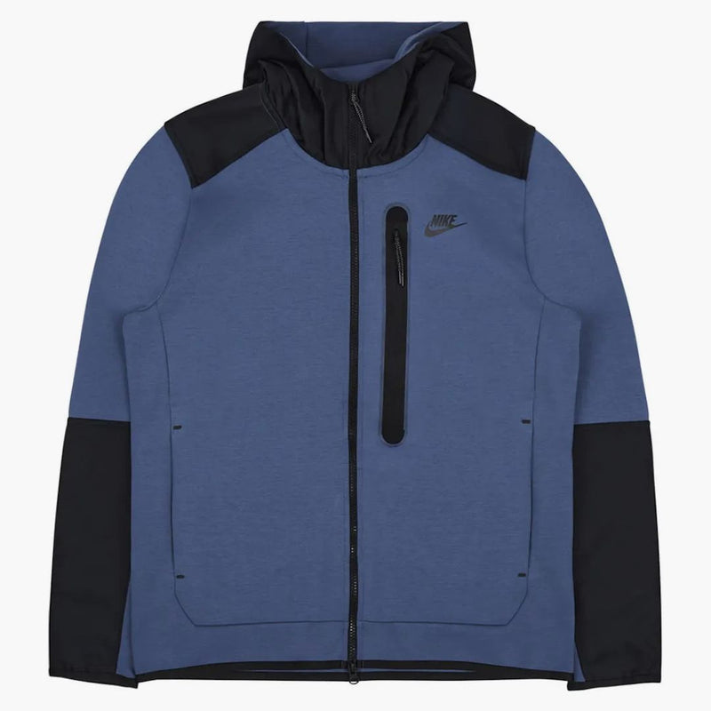 Nike Sportswear Tech Fleece Full-zip Hoodie Diffused Blue/black