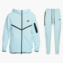 Nike Sportswear Tech Fleece Full Zip Hoodie & Jogger Set Glacier Blue