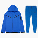 Nike Sportswear Tech Fleece Full Zip Hoodie & Joggers Set Game Royal/black