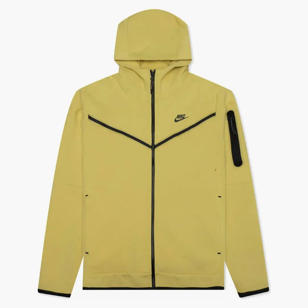 Nike Sportswear Tech Fleece Full-zip Hoodie Saturn Gold/black