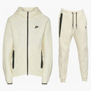 Nike Sportswear Tech Fleece Hoodie & Joggers Set Coconut Milk/black