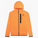 Nike Sportswear Tech Fleece Washed Hoodie Orange Frost