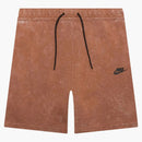 Nike Sportswear Tech Fleece Washed Shorts Mineral Clay/black