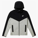 Nike Sportswear Tech Fleece Windrunner Full-zip Hoodie Dark Grey Heather/black/white
