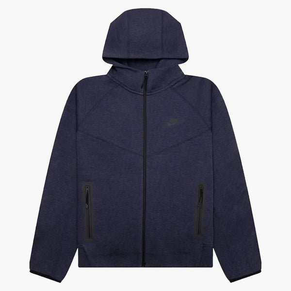 Nike Sportswear Tech Fleece Windrunner Full-zip Hoodie Obsidian Heather/black