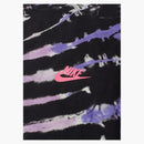 Nike Sportswear Tie Dye T-shirt Black Baltic Blue Hyper Pink