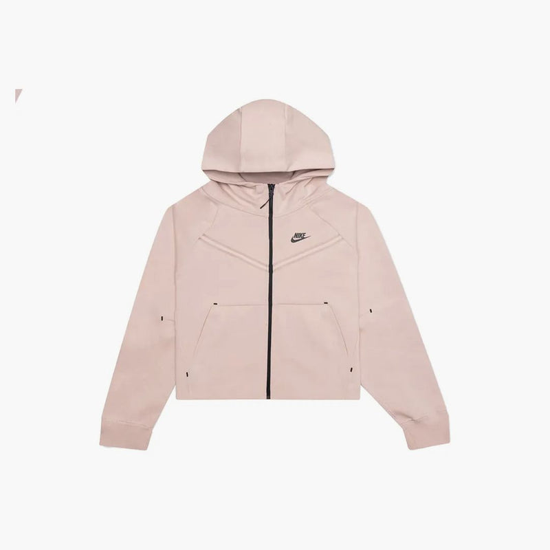 Nike Sportswear Women's Tech Fleece Full-zip Hoodie Pink Oxford/black