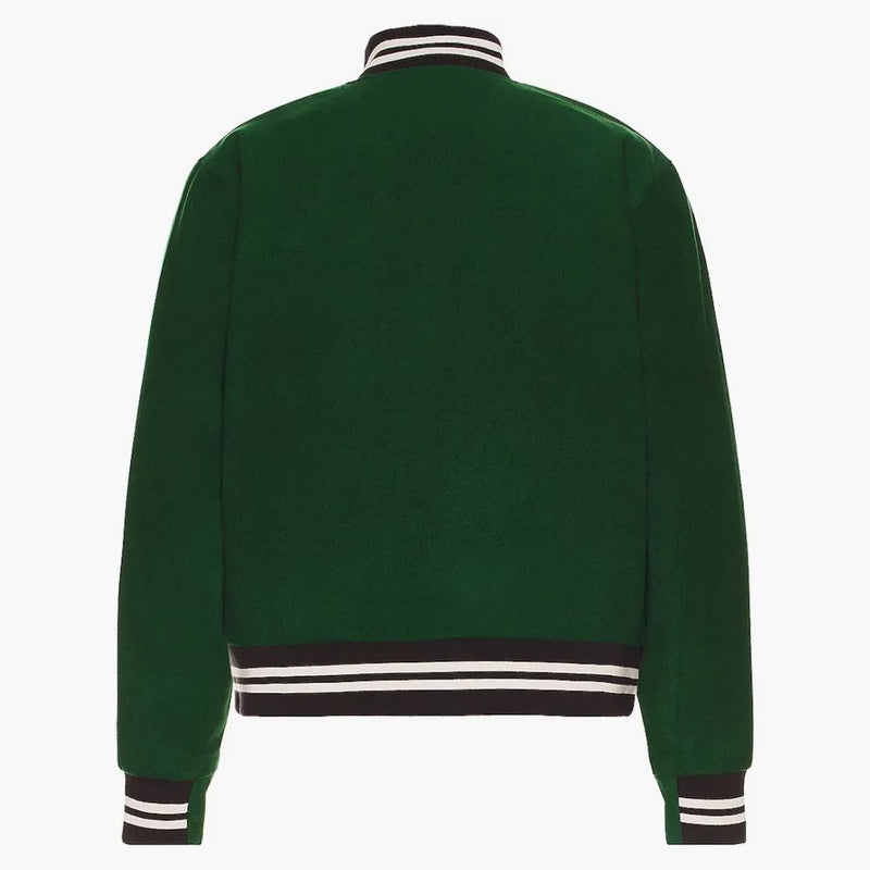 Nike Sportwear Authentics Varsity Jacket Gorge Green/white