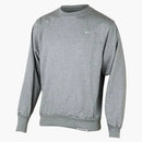 Nike Standard Issue Basketball Crew Dri-fit Loose Fit Sweatshirt Grey